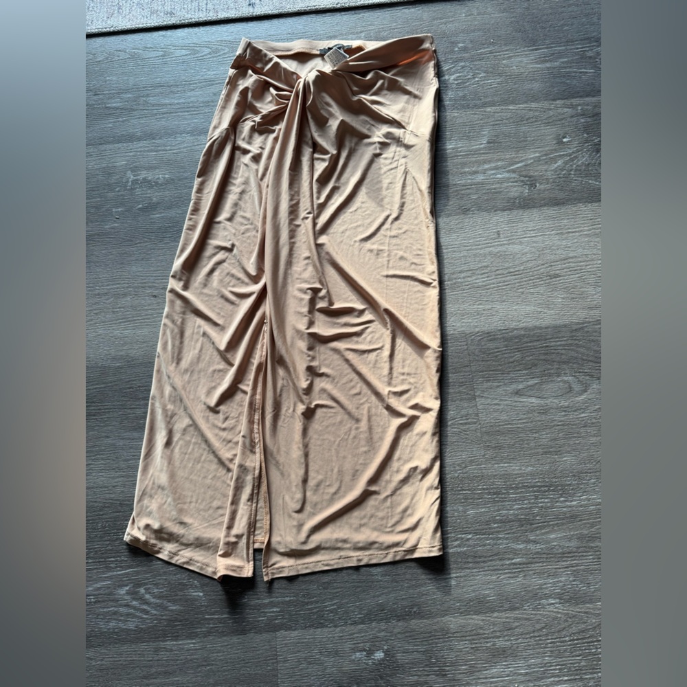 Forever 21 Beige Twist Maxi Skirt